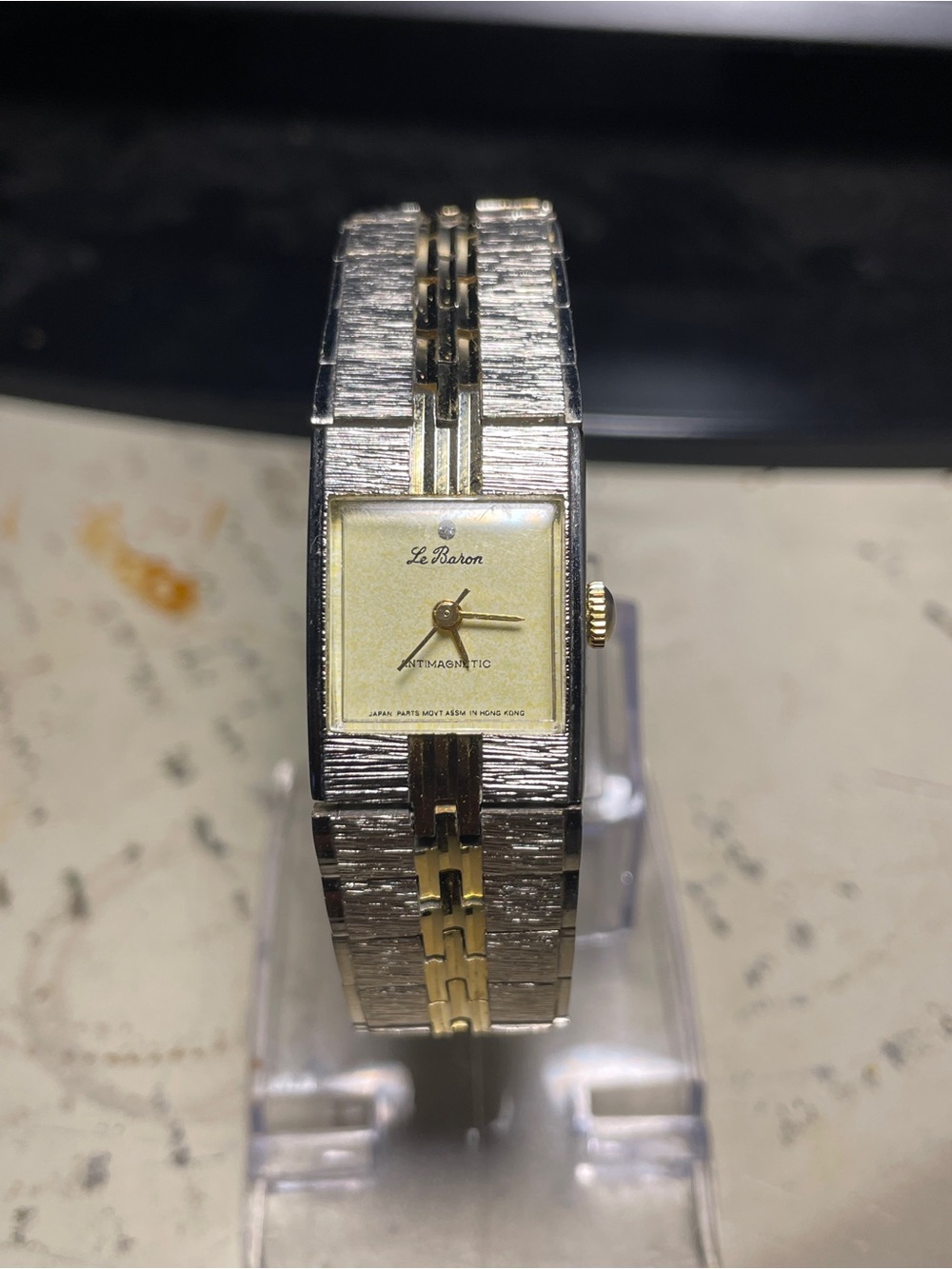 Two-Tone Gold & Silver Women's Bracelet Watch